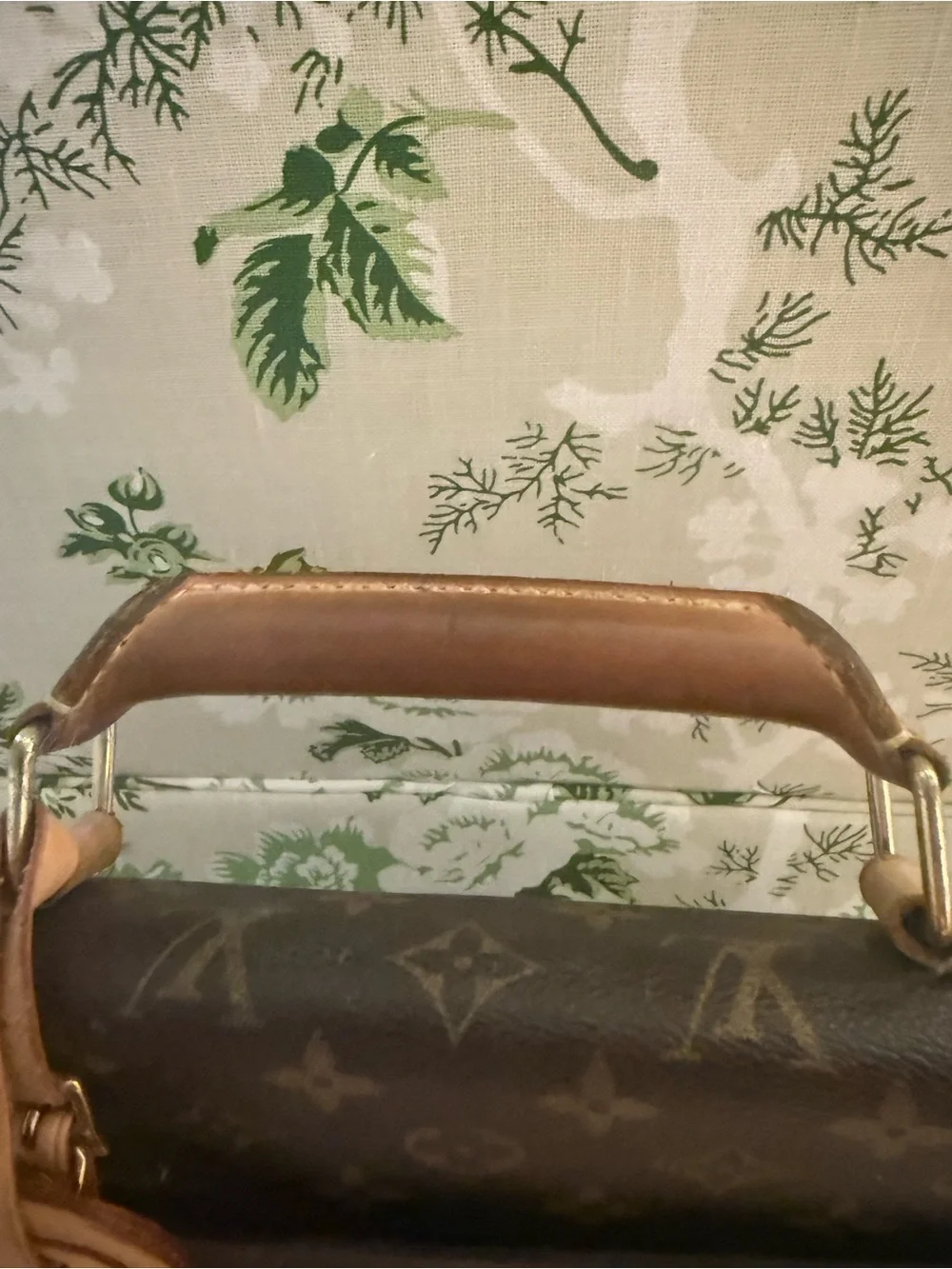 Louis Vuitton Monogram Brown Briefcase with Leather Trim